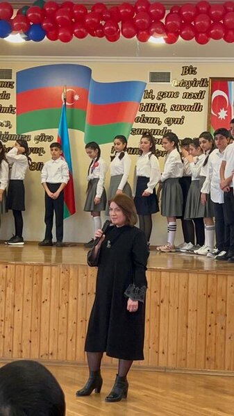 157 saylı məktəbdə Ana Dilimizə həsr olunan tədbir keçirilib - FOTOLAR