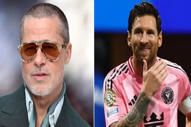 Bred Pittdən ETİRAF: Messiyə heyrandır, amma futbolu sevmir