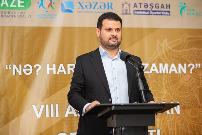 "Nə? Harada? Nə zaman?" oyunu üzrə VIII Azərbaycan Çempionatı keçirilib