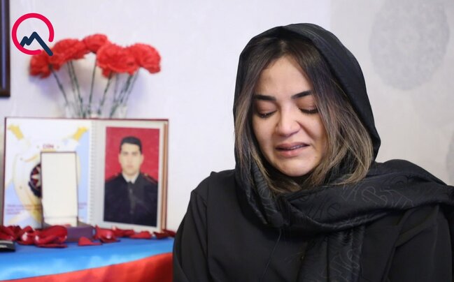 Hər saata baxanda gözləri 19:45-i görür... - Şəhid polisin evindən reportaj