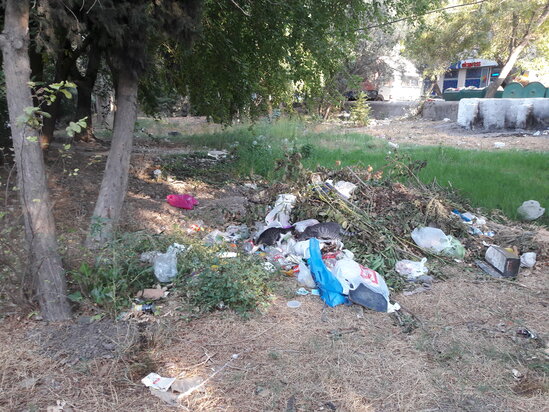 2 şəhidin abidəsi ucaldılan park baxımsız qalıb, yolları kələ-kötürdür - ŞİKAYƏT - FOTO