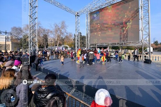 Bakı 2022-ci ili belə qarşılayır - FOTOREPORTAJ
