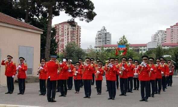 Hərbi təhsil müəssisələrində andiçmə mərasimləri keçirilib - FOTO