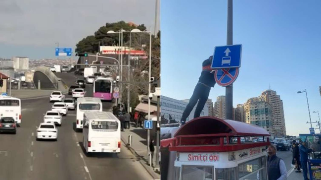 Avtobus zolağı ləğv olundu, cərimə yazılmayacaq: Sürücülərin diqqətinə! - VİDEO