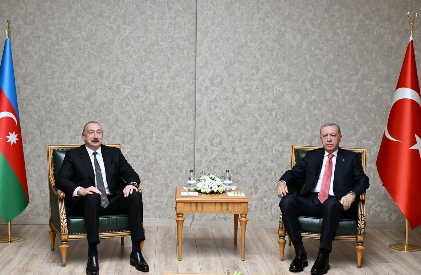 Kahramanmaraşda İlham Əliyevin Rəcəb Tayyib Ərdoğanla görüşü olub