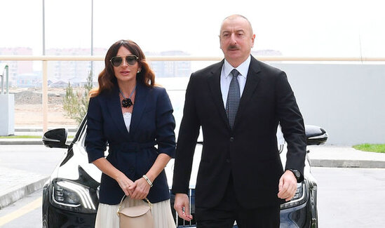 Prezident və xanımı Qubada