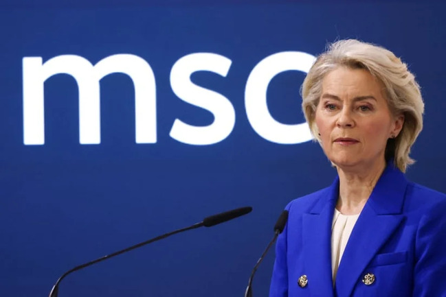 Ursula fon der Lyayen Avropanın qarşılıqlı müdafiəsi ideyasını həyata keçirməyə çağırıb