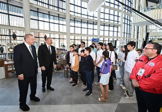 İlham Əliyev və Ərdoğan ASAN Xidmətin açılışında - YENİLƏNİB