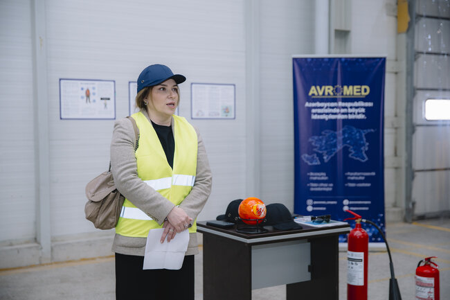 "Avromed Company" MMC müasir texnologiyalı farmasevtik deposuna media turu təşkil etdi