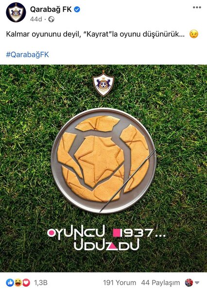 "Qarabağ" "Neftçi" üzərində qələbəni "Kalmar"lı mesajla qeyd etdi - FOTO