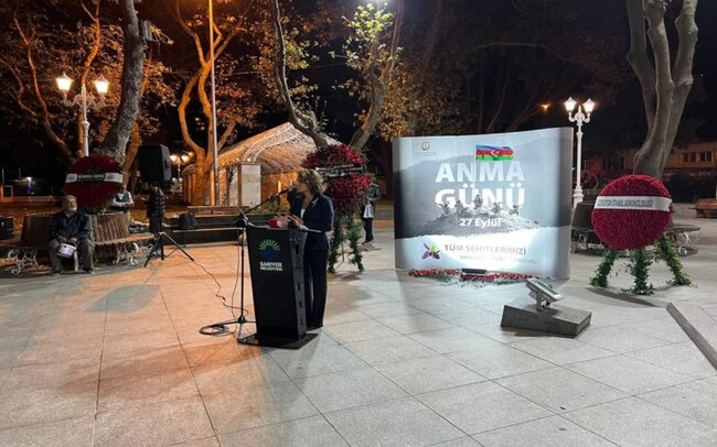 Vətən Müharibəsi şəhidləri Türkiyədə anıldı - Fotolar