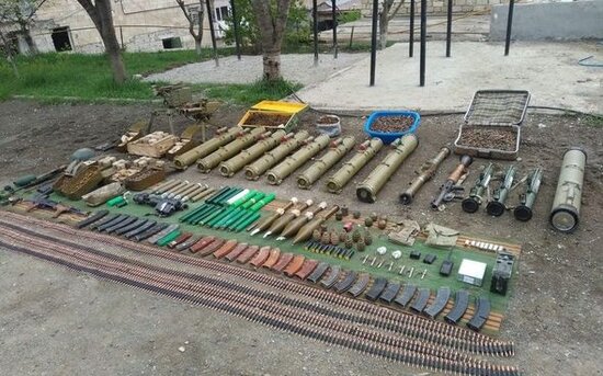 Bir il ərzində Şuşada tapılan ermənilərin atıb qaçdığı silah-sursatların sayı AÇIQLANDI - FOTO
