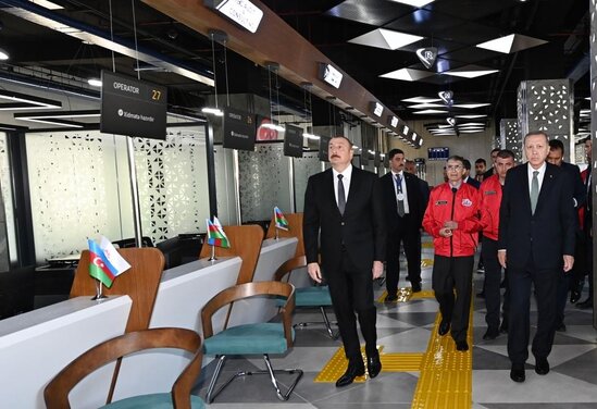 İlham Əliyev və Ərdoğan ASAN Xidmətin açılışında - YENİLƏNİB