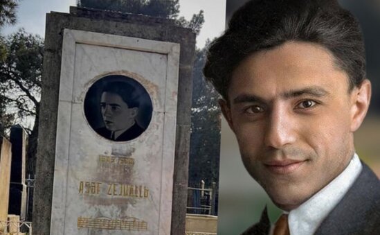 Asəf Zeynallının məzarı baxımsız qalıb - FOTO