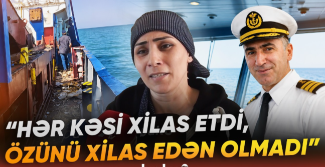 Azovda həlak olan kapitanın həyat yoldaşı DANIŞDI - VİDEO