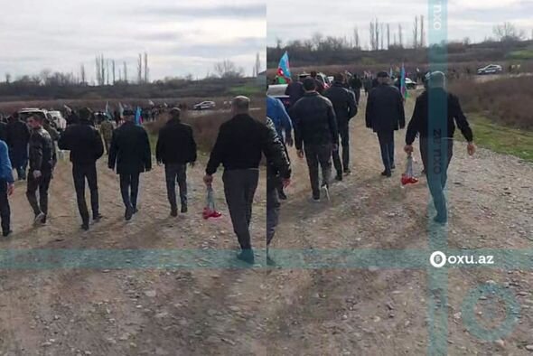 Laçında avtomobil qəzasında həlak olan hərbçimiz Xaçmazda dəfn edildi - YENİLƏNİB + FOTO