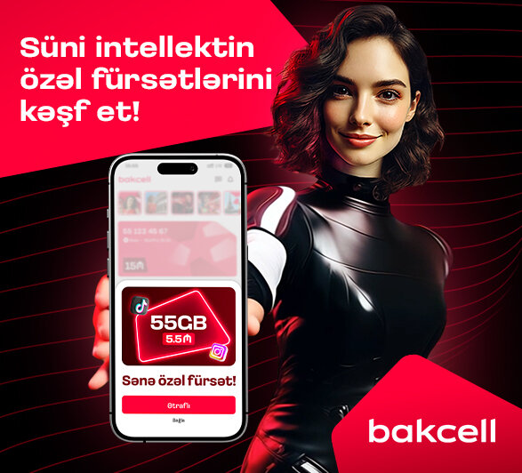"Bakcell" mobil tətbiqi süni intellekt dəstəkli təkliflər dövrünə keçir