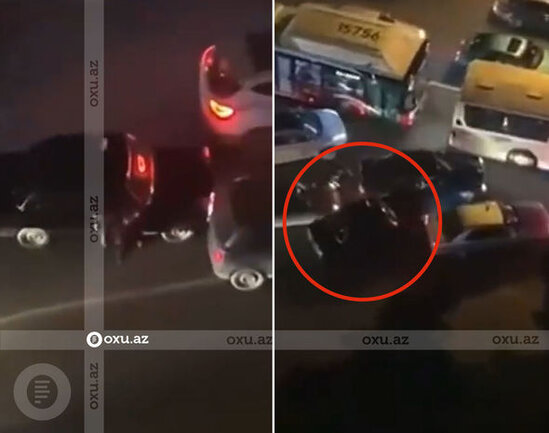 Bakıda müəmmalı olay: VAZ şəhəri bir-birinə qatdı - VİDEO