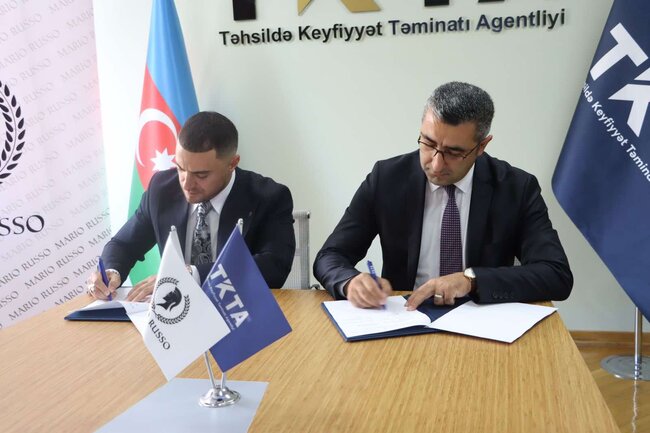 TKTA ilə "Mario Russo" brend arasında Anlaşma Memorandumu imzalanıb