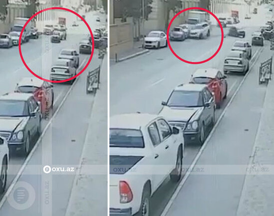 Bakıda 17 yaşlı oğlan avtomobili dörd maşına çırpdı - YENİLƏNİB + ANBAAN VİDEO