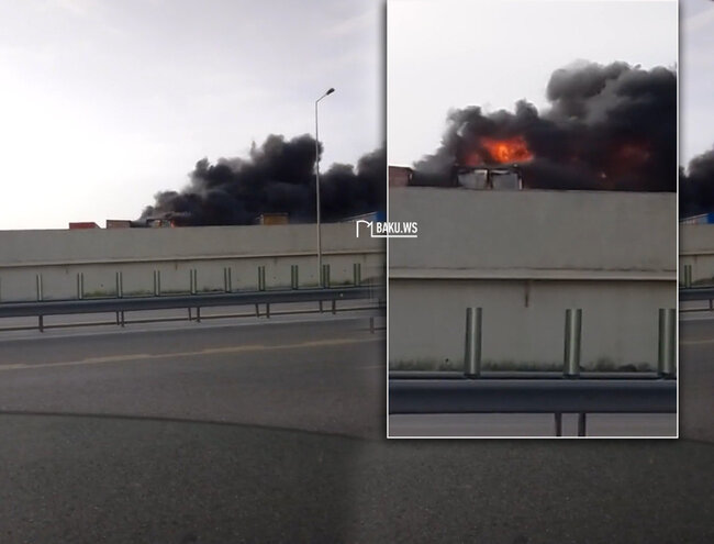 Bakıda alışan TIR-da 212 ədəd paltaryuyan və qabyuyan yanıb FHN-dən AÇIQLAMA - VİDEO - YENİLƏNİB