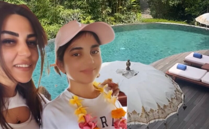 Gülay qızı ilə birgə Balidə: Novruzu belə qarşıladılar - FOTO