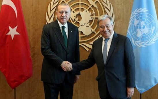 Ərdoğanla Quttereş danışdı