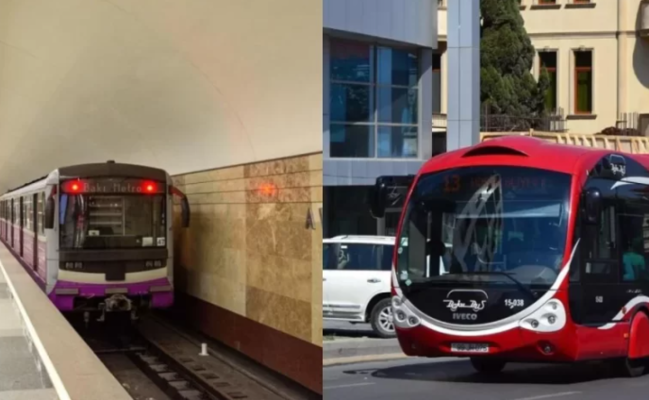 Metro və avtobuslarla bağlı ŞAD XƏBƏR: Bundan sonra ödənişlər…