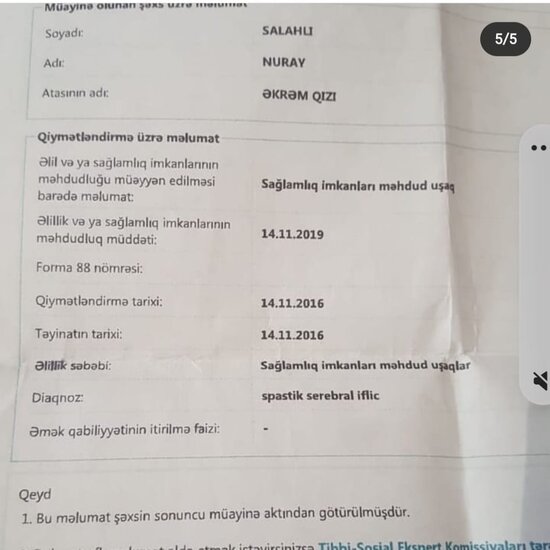9 yaşlı Nurayın köməyinizə ehtiyacı var - FOTOLAR