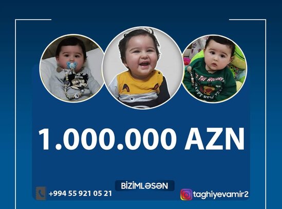 Amir üçün 1.000.000 manat toplanıldı