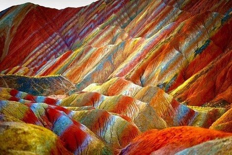 Bu dağlar sanki yağlı boya ilə çəkilib - HEYRƏTAMİZ MƏNZƏRƏ - FOTO