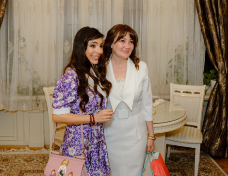 Leyla Əliyeva Azərbaycan Autizm Assosiasiyasının idmançı uşaqları ilə görüşüb - FOTO