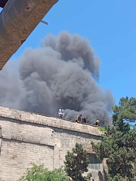 Bakıdakı güclü yanğında xəsarət alanların son vəziyyəti - YENİLƏNİB + FOTO/VİDEO