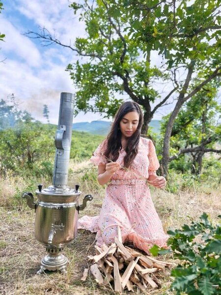 Leyla Əliyeva Xızıda - Fotolar