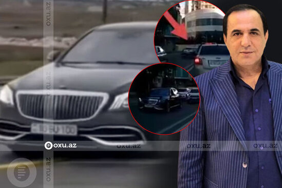 Manaf Ağayev dillərə dastan olan "Maybach"ı ilə yenə qayda pozdu - ANBAAN VİDEO