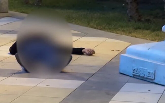 11 uşaq atası parkda öldü - Video