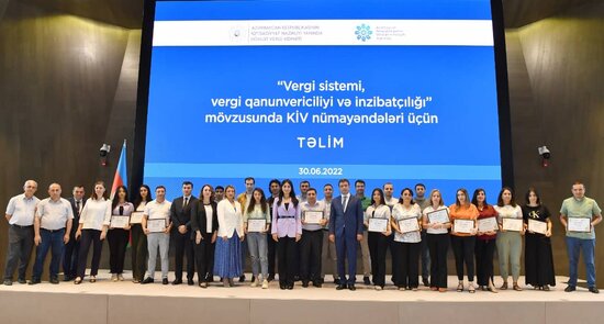 Media nümayəndələri üçün "Vergi sistemi, vergi qanunvericiliyi və inzibatçılığı" mövzusunda təlim keçirilib