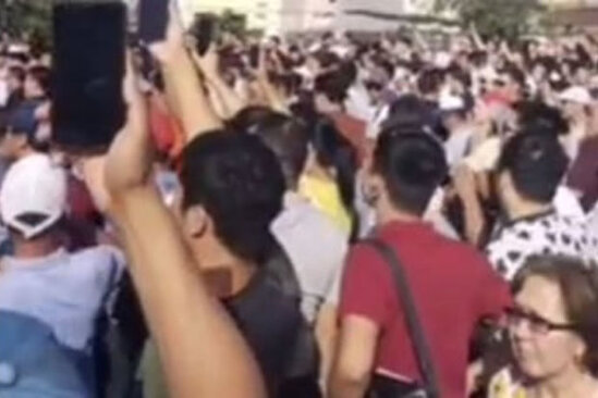 Özbəkistanda kütləvi etirazlar başlayıb - VİDEO