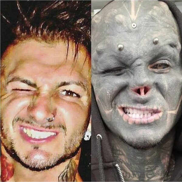 Yadplanetlilərə bənzəmək üçün görün nə etdi - FOTOLAR