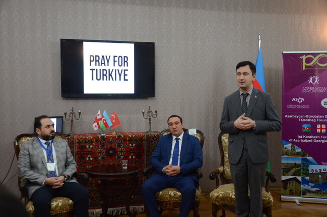 Tbilisidə Azərbaycan-Gürcüstan Gənclərinin I Qarabağ Forumu keçirilir - FOTOLAR