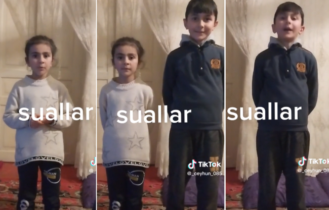 Bu uşaqların Naxçıvan ləhcəsi "TikTok"da GÜNDƏM OLDU - VİDEO