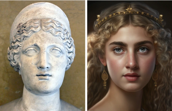 Qədim heykəllər, yeni görünüşdə