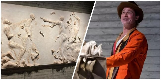 Aktyor kimi tanıdığımız Bred Pittin görün hansı bacarığı da var imiş - FOTOLAR