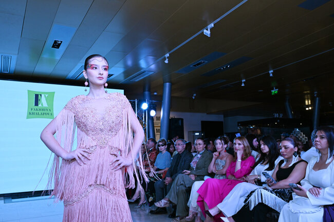Alyona Əliyeva moda nümayişini izlədi - Fotolar