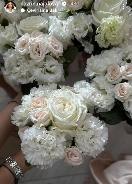 Bu gün Mələkxanım Eyubovanın qızının nikahıdır - FOTOlar