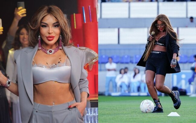 "Qarabağ"ın qalibiyyət xəbərini səhnədə öyrənən Aygün Kazımovanın REAKSİYASI - VİDEO