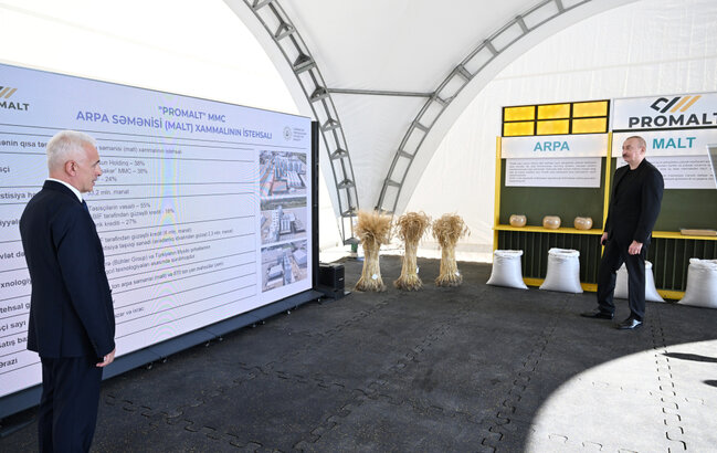 İlham Əliyev İmişliyə getdi - Fotolar