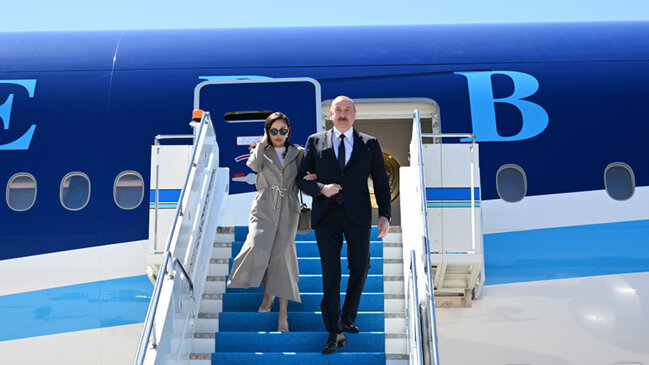 İlham Əliyev Gürcüstana dövlət səfərinə gedib