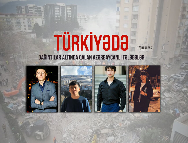 Azərbaycanlı tələbələrin qaldığı evdən çıxanlar - FOTO