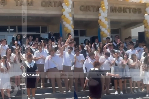 "Son zəng"də şagirdlərə "Oğru aləmi"nin mahnısını ifa etməyə icazə verən direktor işdən qovuldu